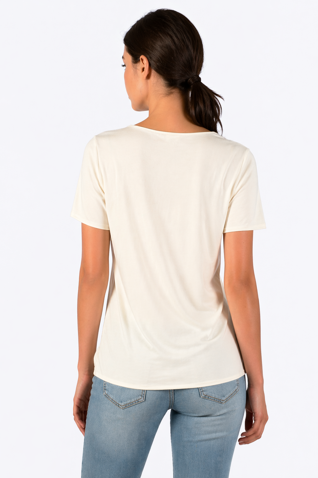 Sady Scoop Neck Tee - pookie and sebastian