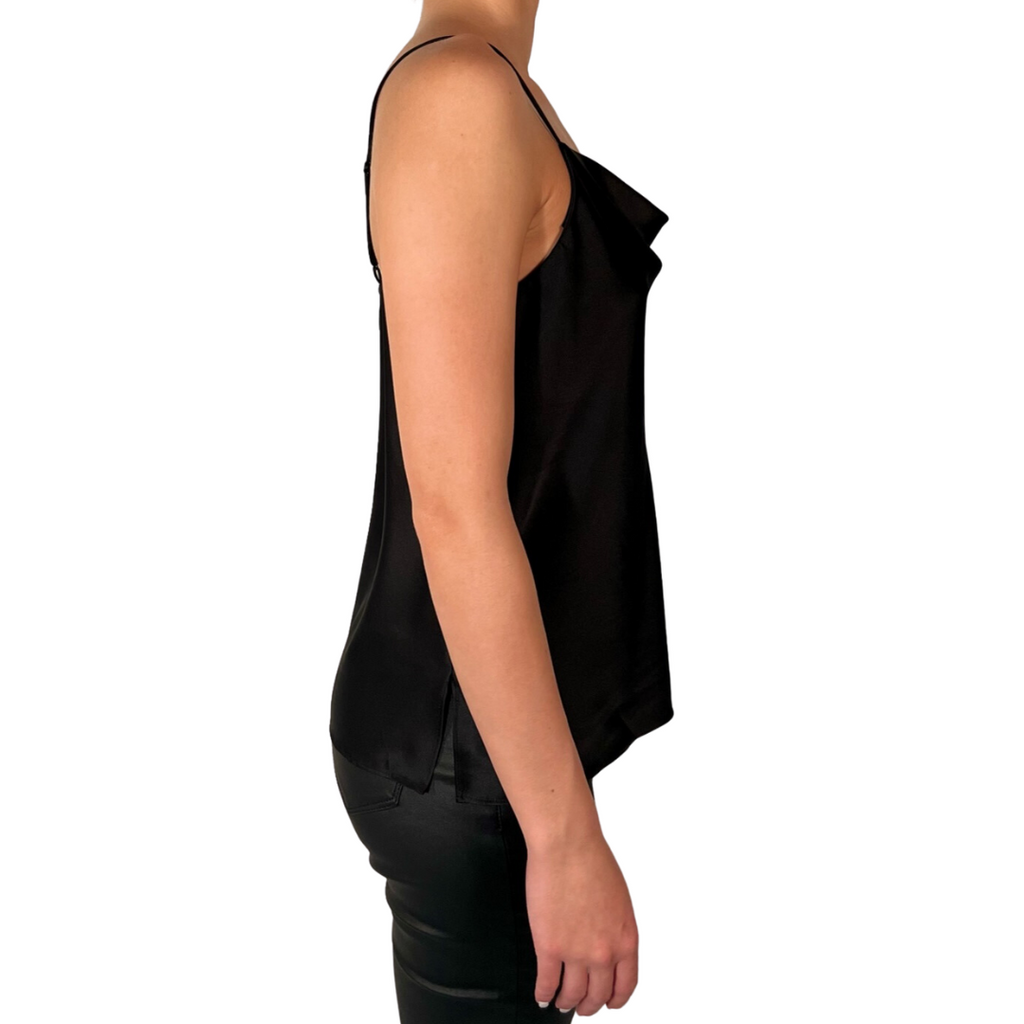 Jimena Drape Neck Silk Cami pookie and sebastian
