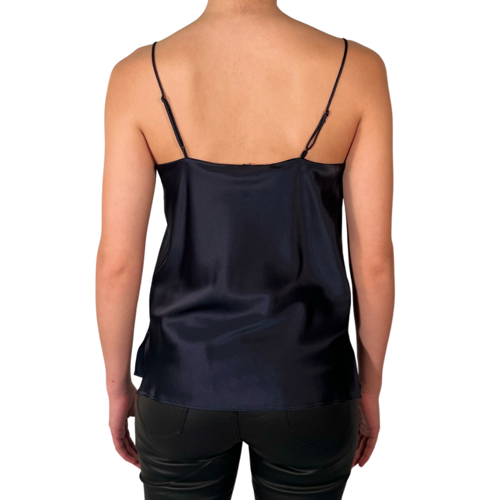 Jimena Drape Neck Silk Cami pookie and sebastian
