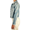 Mid Length With All Over Fray Edges Denim Jacket Pookie and Sebastian