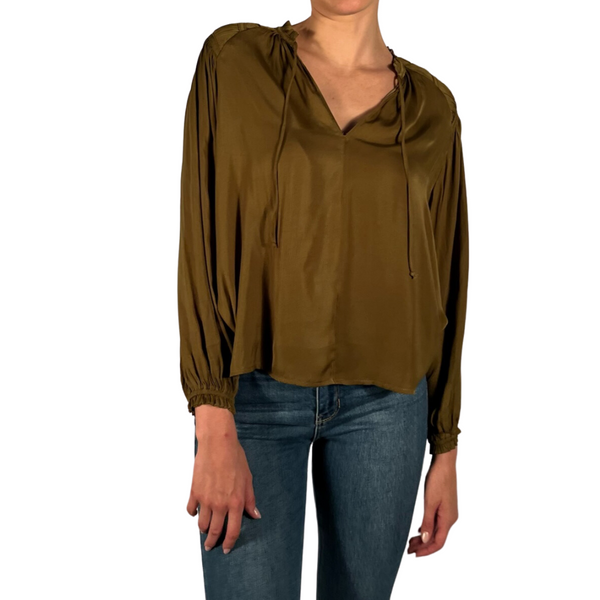 RB Bethany Pleated Yoke Blouse pookie and sebastian