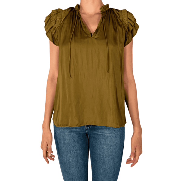 RM Billey Ruffle Sleeve Blouse pookie and sebastian