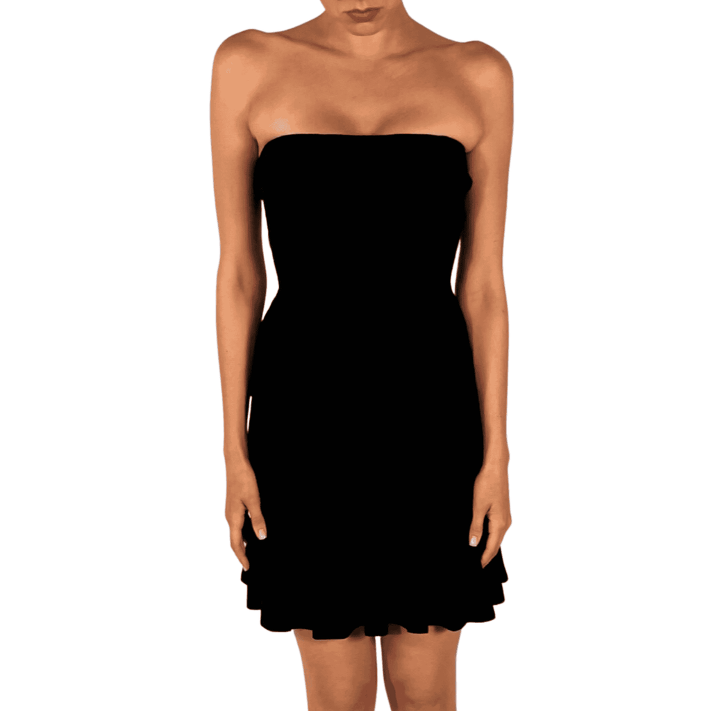 Ruffled Tube Knit Dress pookie and sebastian