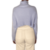 Turtle Neck Loose Fit Crop Sweater Pookie and Sebastian