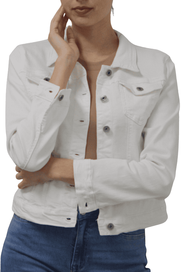 Italian Super Stretch Denim Jacket