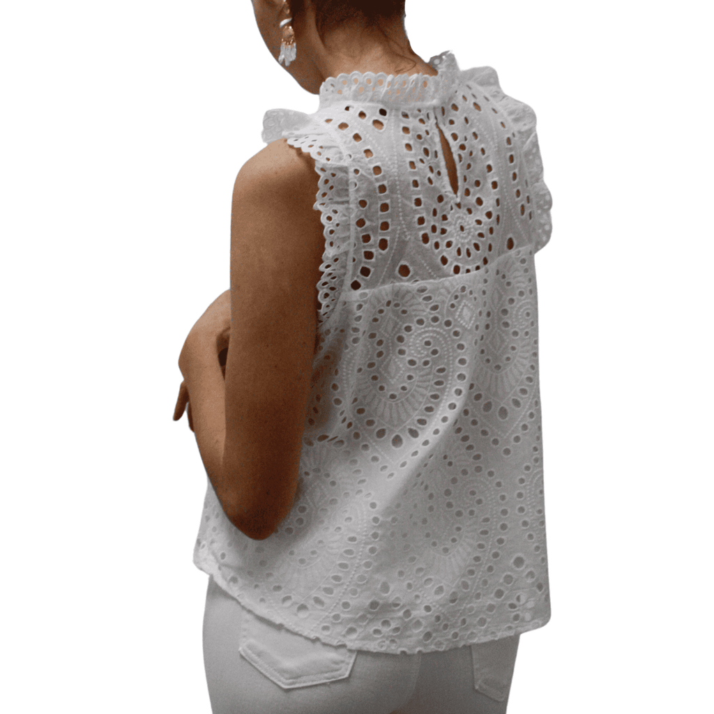 Vivenne Eyelet Lace Top pookie and sebastian