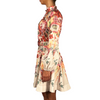 Zimm Devi Floral Plunge Mini Dress Pookie and Sebastian