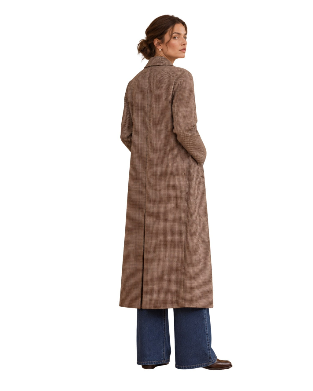 The Fernanda Plaid Button Down Coat