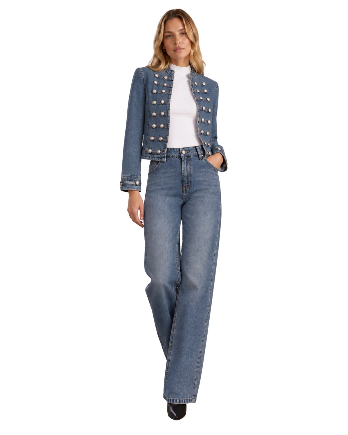 The Millie Medium Wash Denim Jacket
