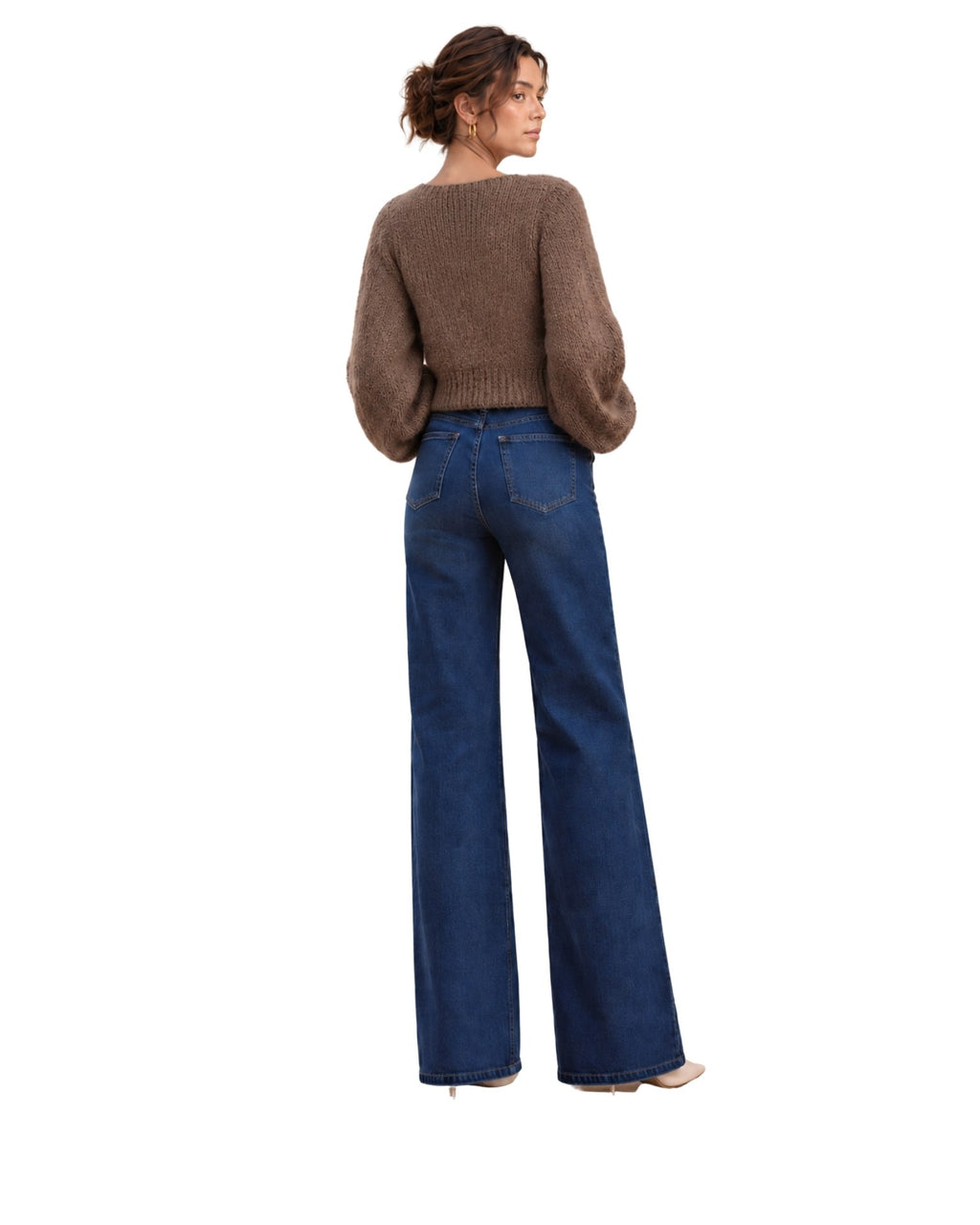 The Tori Open-Front Cardigan - Taupe