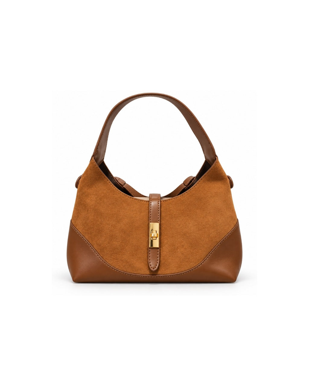 The Giselle Suede & Leather Hobo Bag