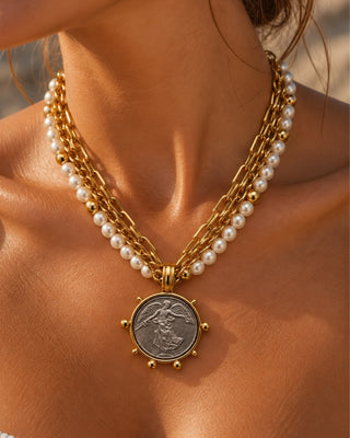 The French Coin Pearl Necklace
