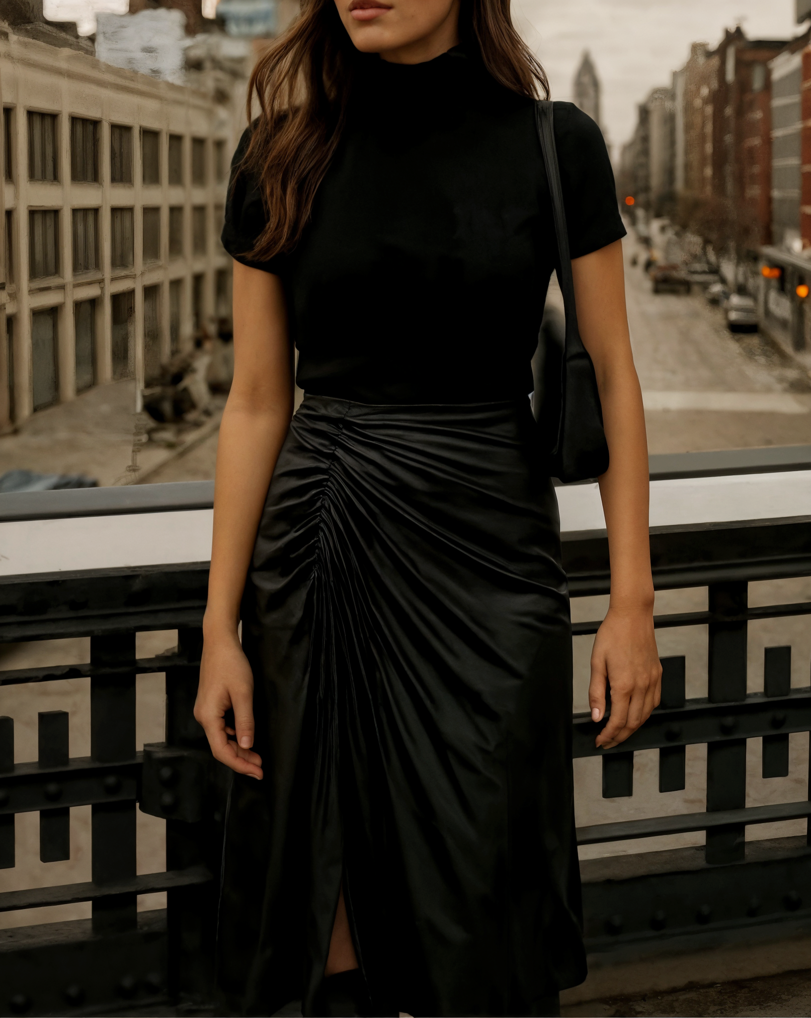 Aria Vegan Leather Skirt