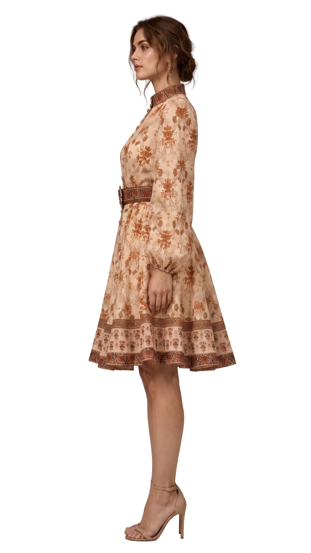 The Penelope Floral Button-Front Dress