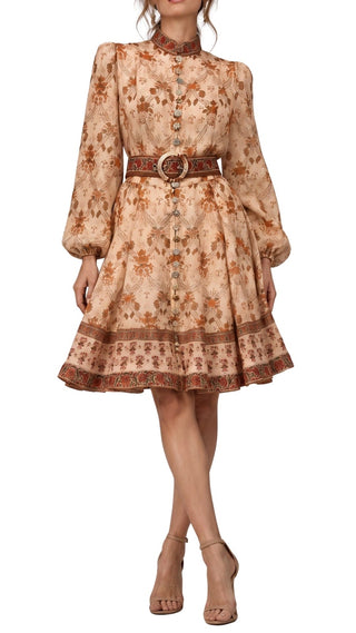 The Penelope Floral Button-Front Dress - pookie and sebastian