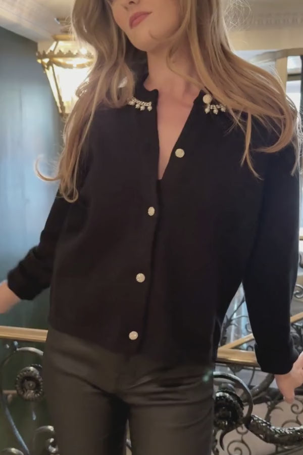 The Melania Embellishment Sweater