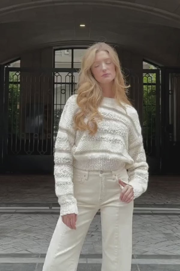 Gold Stripe Sweater