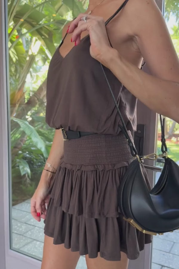 The Paige Knit Smocked Cami