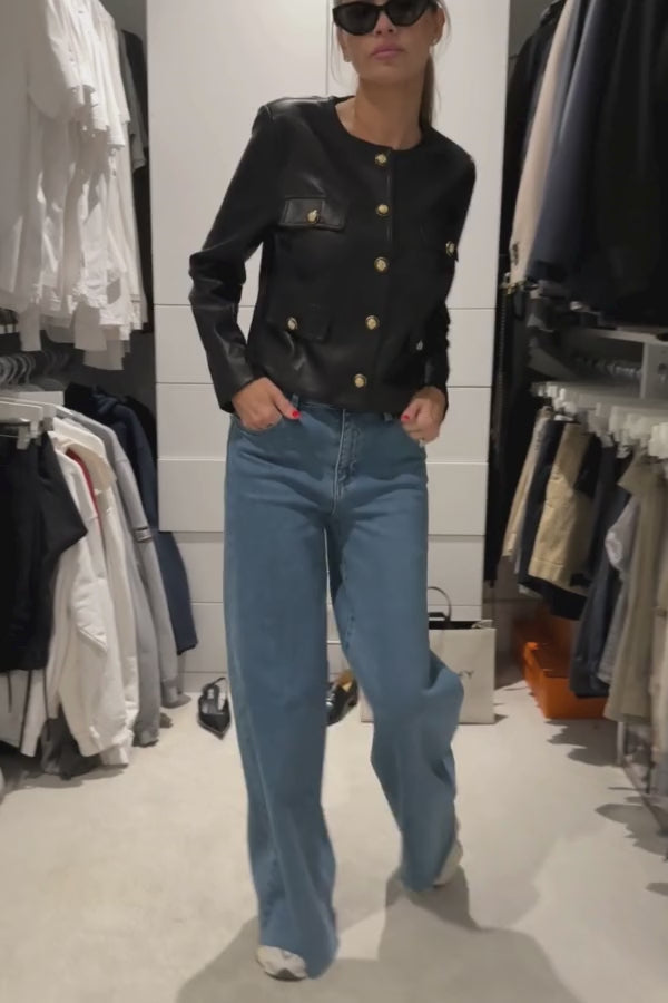 Celin golden button jacket