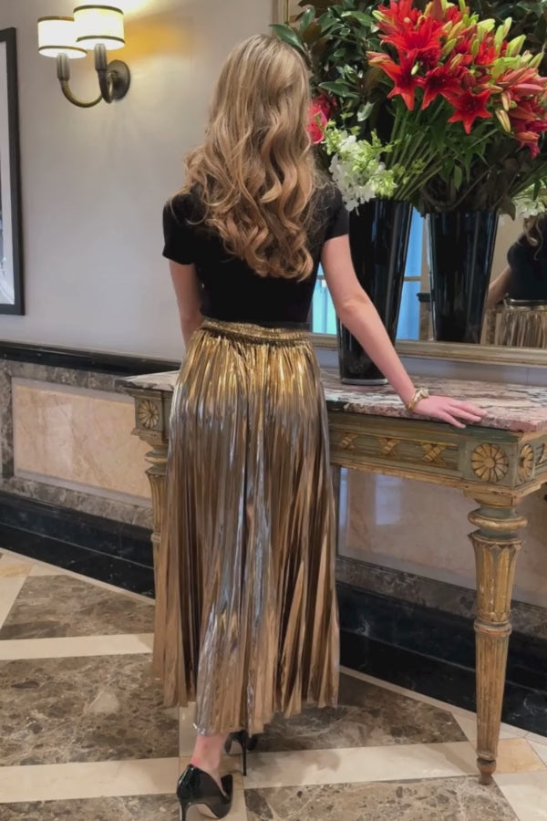 The Champagne Dreams Maxi Skirt