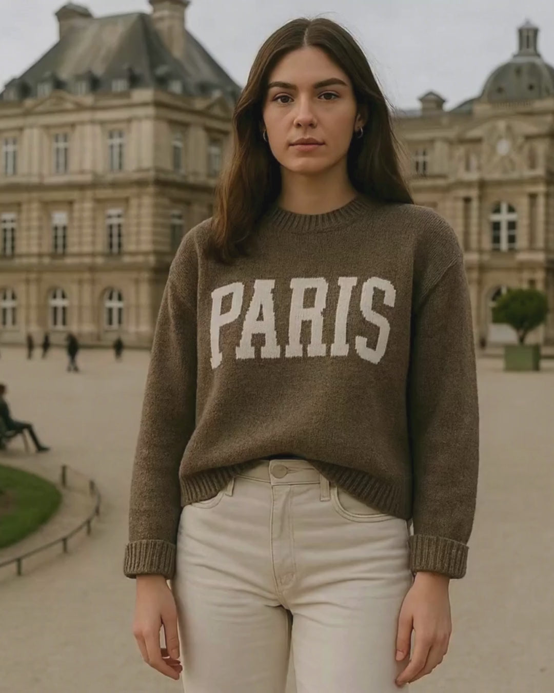 Letter Sweater Top