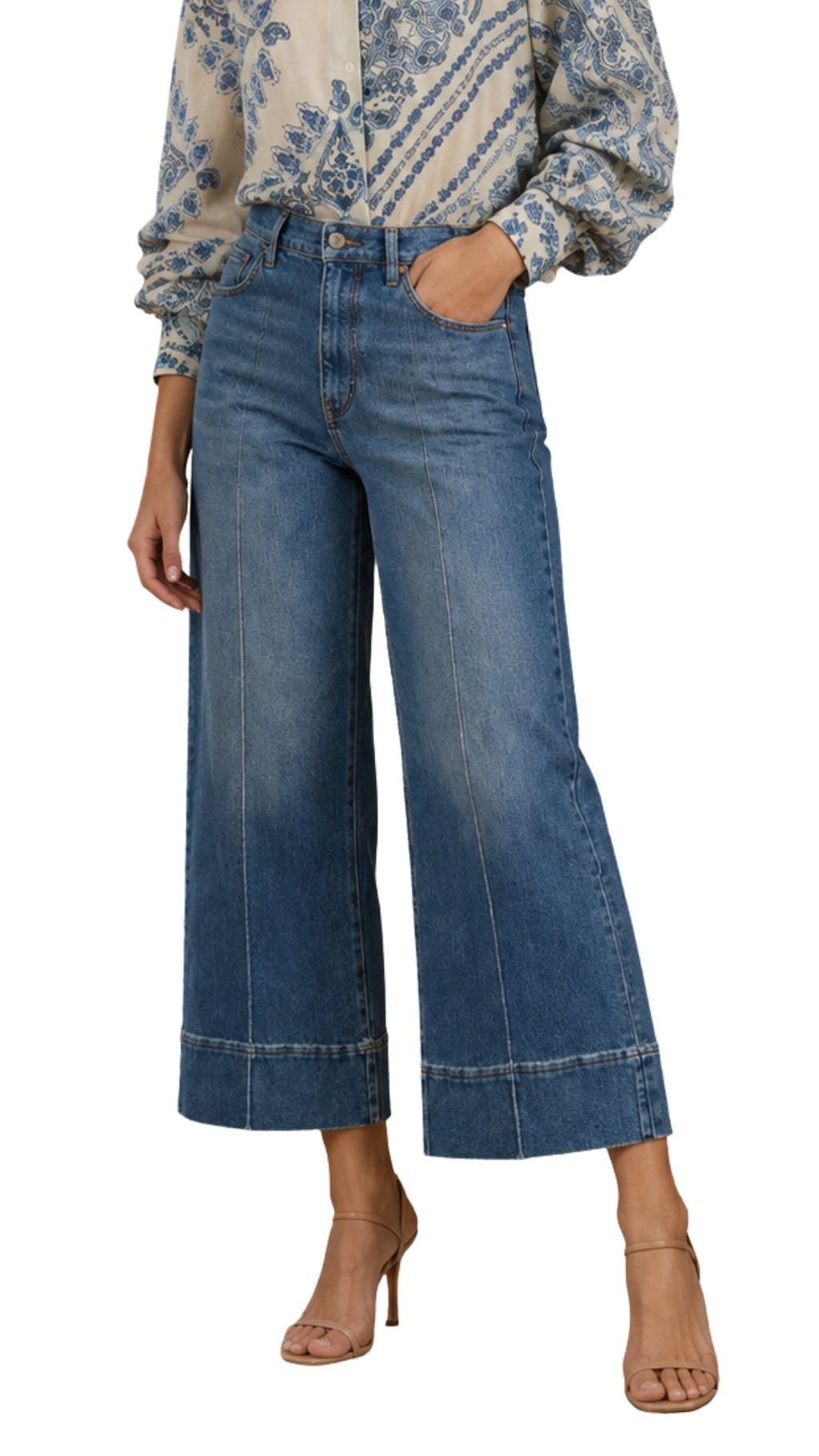 The Sasha Seam-Front Jeans