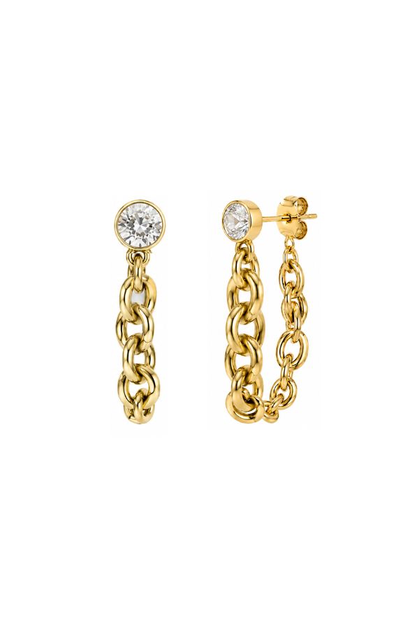 The Katie Gold Chain Drop Earrings
