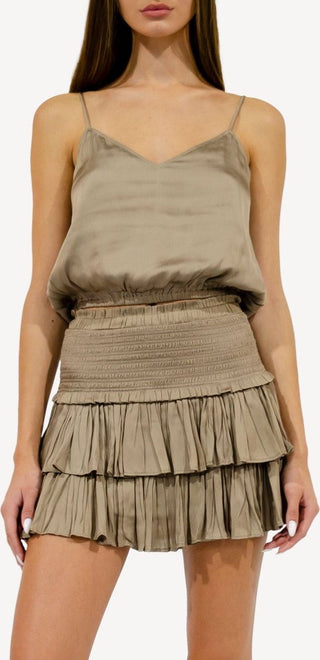 Mystra Silk Crop Top Pookie and Sebastian